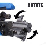 Coax Cable Compression Tool for RG6 RG11 RG59
