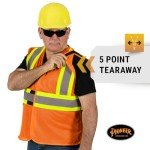 Hi-Vis Flame Resistant Safety Vest - Orange