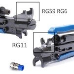 Coax Cable Compression Tool for RG6 RG11 RG59
