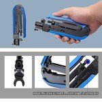 Coax Cable Compression Tool for RG6 RG11 RG59