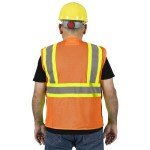 Hi-Vis Flame Resistant Safety Vest - Orange