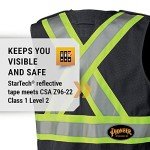 Hi-Vis Tear-Away Mesh Safety Vest with Pockets