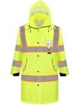 TICONN Waterproof Hi-Vis Reflective Rain Coat