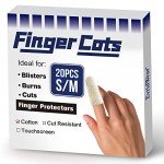 20PCS Cotton Comfort Finger and Toe Sleeves