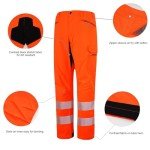 Men's Hi-Vis Waterproof Safety Work Pants