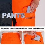 Men's Hi-Vis Waterproof Safety Work Pants
