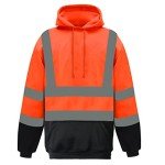 High Visibility ANSI Class 3 Reflective Safety Hoodie