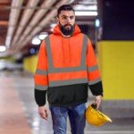 High Visibility ANSI Class 3 Reflective Safety Hoodie
