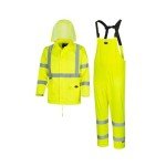 High Visibility Waterproof Rain Jacket & Pants Set