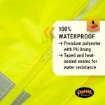 High Visibility Waterproof Rain Jacket & Pants Set