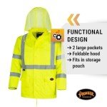 High Visibility Waterproof Rain Jacket & Pants Set