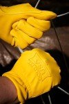 Men’s Golden Stag Leather Work Gloves - Large