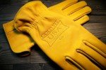 Men’s Golden Stag Leather Work Gloves - Large