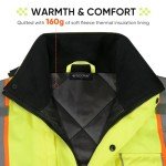 High Visibility Waterproof Rain Jacket for Safety