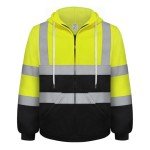 Hi-Visibility Safety Sweatshirt Hoodie for Construction