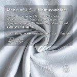 12 Pairs Leather Work Gloves for Outdoors and Home
