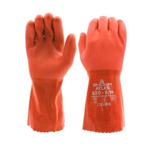 Atlas 620 PVC Chemical Resistant Work Gloves - 12 Pairs
