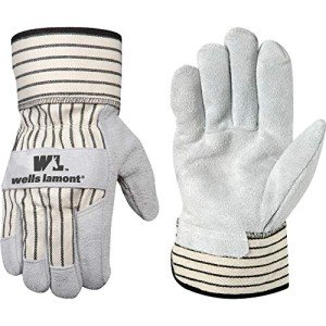 Wells Lamont Small Leather Work Gloves with Cuff
