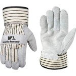 Wells Lamont Small Leather Work Gloves with Cuff