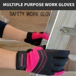 Men's Multi-Purpose Touchscreen Utility Work Gloves