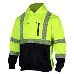 High Visibility Reflective Safety Sweatshirt Hoodie for Men