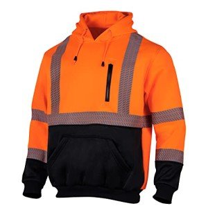 High Visibility Reflective Safety Hoodie for Men