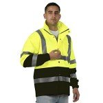 High Visibility Waterproof Rain Jacket - Class 3