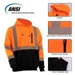 High Visibility Reflective Safety Hoodie for Men