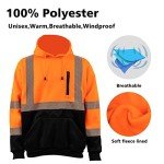 High Visibility Reflective Safety Hoodie for Men