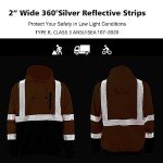 High Visibility Reflective Safety Hoodie for Men