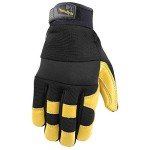 Wells Lamont Water Resistant Leather Work Gloves 3 Pack