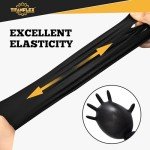 TitanFlex Heavy Duty Black Nitrile Gloves - 100 Pack
