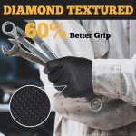 TitanFlex Heavy Duty Black Nitrile Gloves - 100 Pack
