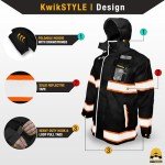 Hi-Vis Reflective Waterproof Safety Rain Jacket