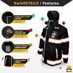 Hi-Vis Reflective Waterproof Safety Rain Jacket