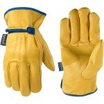 Men's Water-Resistant Leather Work Gloves - Extra Large