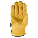 Men's Water-Resistant Leather Work Gloves - Extra Large