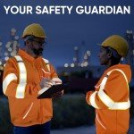 High Visibility Reflective Safety Hoodie Jacket, Orange