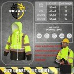 Hi-Vis Waterproof Rain Jacket for Men and Women