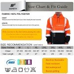 Men's Class 3 High Visibility Hoodie Sweatshirt