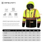 Men's High Visibility Fleece Hoodie - Class 3