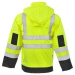 High Visibility Class 3 Waterproof Rain Jacket