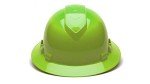 Hi-Vis Lime Full Brim Vented Safety Hat