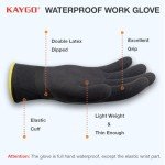 KAYGO Waterproof Non-Slip Work Gloves for Outdoors