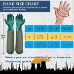 Long Rubber Gloves - 25" Waterproof, Heavy Duty