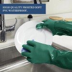 Long Rubber Gloves - 25" Waterproof, Heavy Duty