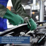 Long Rubber Gloves - 25" Waterproof, Heavy Duty