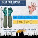 Long Rubber Gloves - 25" Waterproof, Heavy Duty