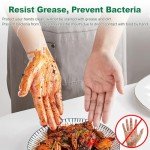 Clear Disposable Vinyl Gloves for Food Safety, 100 pcs