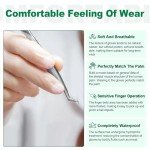 Clear Disposable Vinyl Gloves for Food Safety, 100 pcs